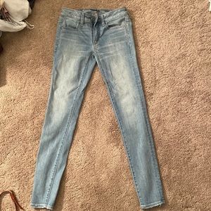 American Eagle super super stretch skinny jeans